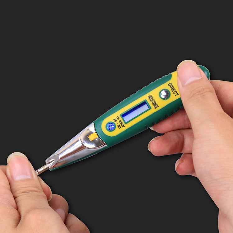 High Precision Electrical Tester Pen Screwdriver 220V AC DC Outlet Circuit Voltage Detector Test Pen with Night Vision, Specification:Digital Display Electric Pen (OPP) - Voltage Detector by PMc TechLife | Online Shopping South Africa | PMc TechLife | Buy Now Pay Later Mobicred