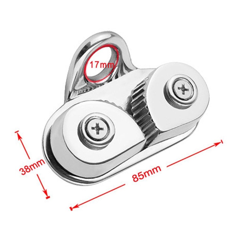 Marine Sailboat 316 Stainless Steel Pulley Rope Clamp - Marine Accessories & Parts by PMC Jewellery | Online Shopping South Africa | PMC Jewellery | Buy Now Pay Later Mobicred