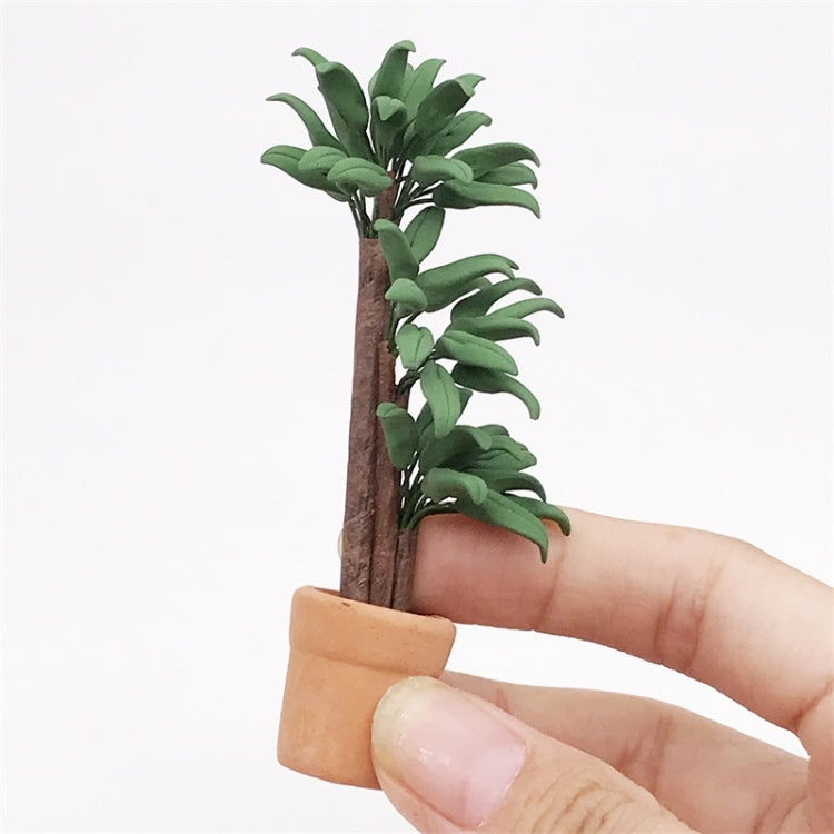 1:12 Mini Doll House Furniture Scene Decoration Plant Potted Brazilian Wood Model - Pretend Play Toys by PMC Jewellery | Online Shopping South Africa | PMC Jewellery