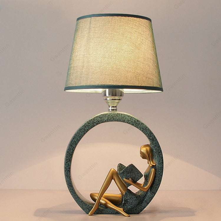 Modern Bedside Reading Statue Base Lamp Home Decoration, Light color:Dimming Switch 3W Yellow Light Bulb - Bedside Light by PMc TechLife | Online Shopping South Africa | PMc TechLife | Buy Now Pay Later Mobicred
