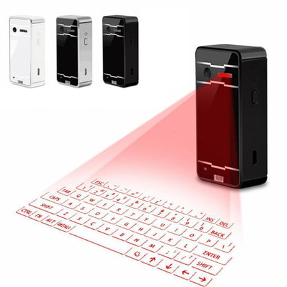 JHP-Best Portable Virtual Lasers Keyboard Mouse Wireless Bluetooth Lasers Projection Speaker(White) - Laser Keyboard by PMC Jewellery | Online Shopping South Africa | PMC Jewellery | Buy Now Pay Later Mobicred