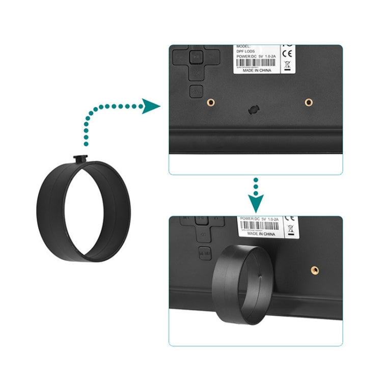 DPF-706-2.4G 7 inch Digital Photo Frame LED Wall Mounted Advertising Machine, Plug:UK Plug(Black) - free shipping - PMC TechLife - Order now!