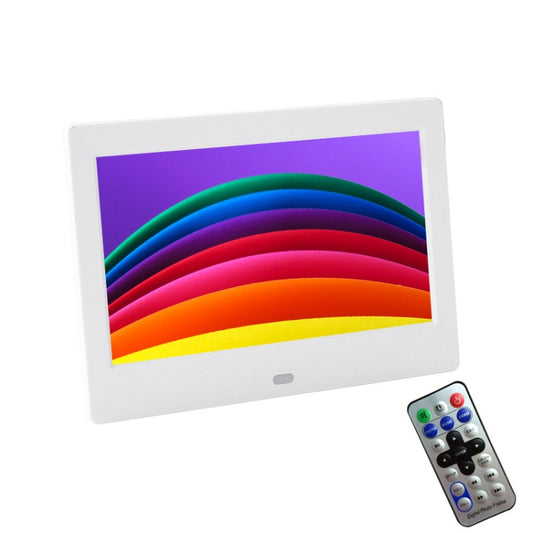 DPF-706 7 inch Digital Photo Frame LED Wall Mounted Advertising Machine, Plug:US Plug(White) - 1.5-7.0 inch by PMC Jewellery | Online Shopping South Africa | PMC Jewellery | Buy Now Pay Later Mobicred