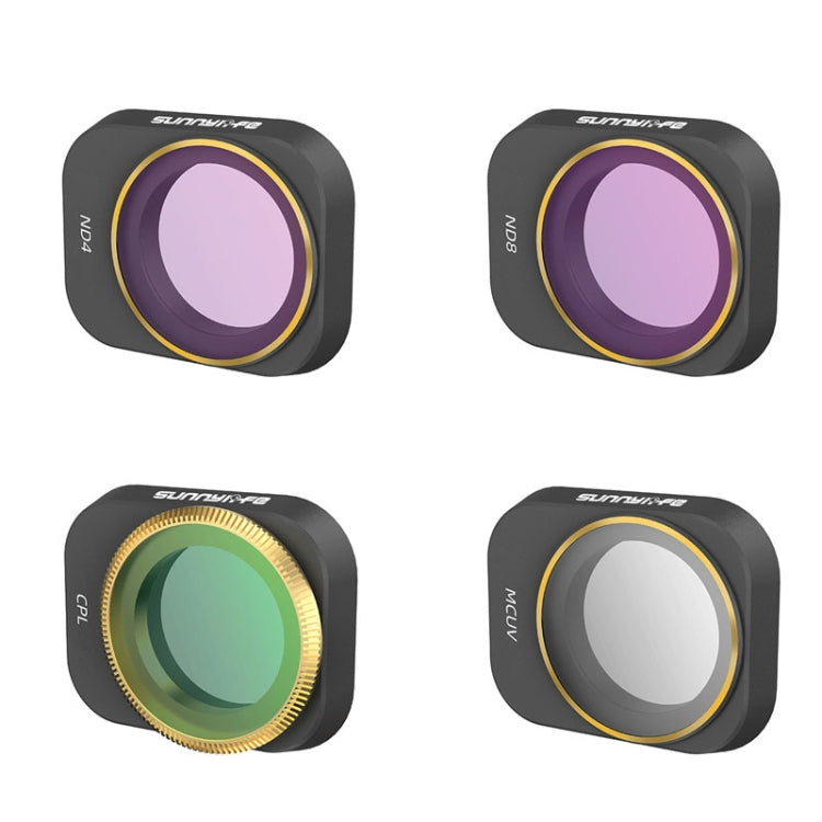4 PCS / Set MCUV+CPL+ND4+ND8 Sunnylife MM3-FI411 For Mini 3 Pro Adjustable Filter - free shipping - PMC TechLife - Order now!