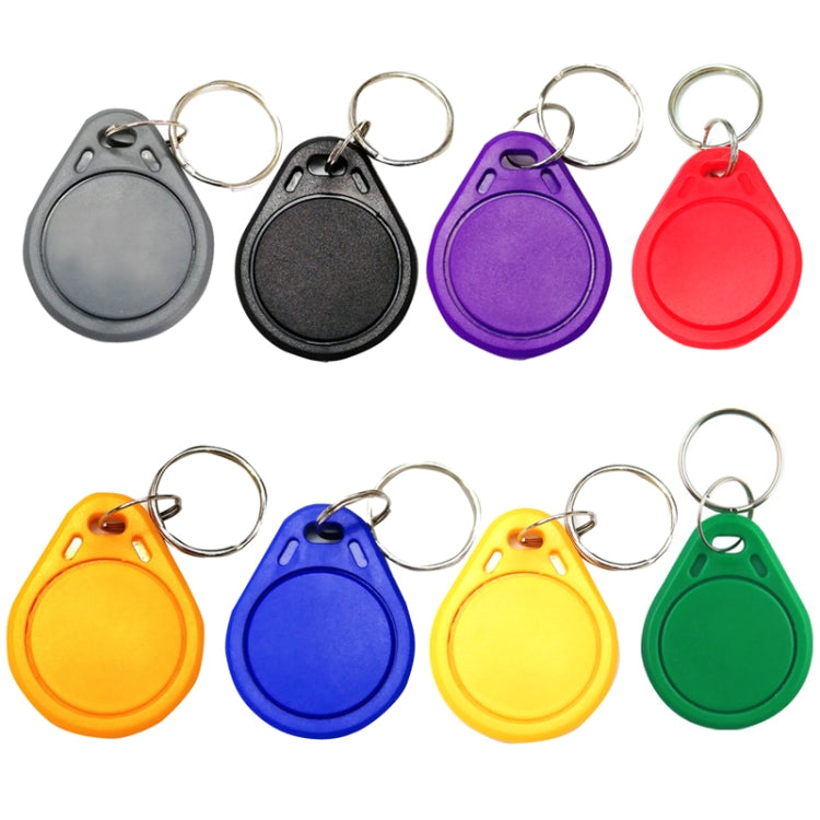 10PCS IC Access Control Card Entree Control M1 Compatibel Fudan Rfid 13.56Mhz Keyfob Sleutelhanger Tag Sleutelhanger(Red) - Access Card by PMC Jewellery | Online Shopping South Africa | PMC Jewellery | Buy Now Pay Later Mobicred