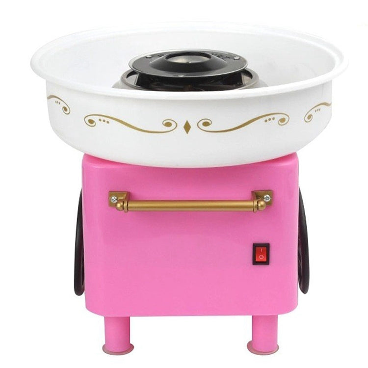 Retro Trolley Mini Cotton Candy Machine, Specification:British Regulations 220 V(Pink) - free shipping - PMC TechLife - Order now!