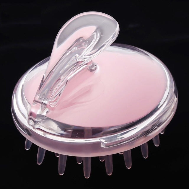 5pcs Household Head Hand-held Silicone PVC Massage Brush(Red) - free shipping - PMC TechLife - Order now!