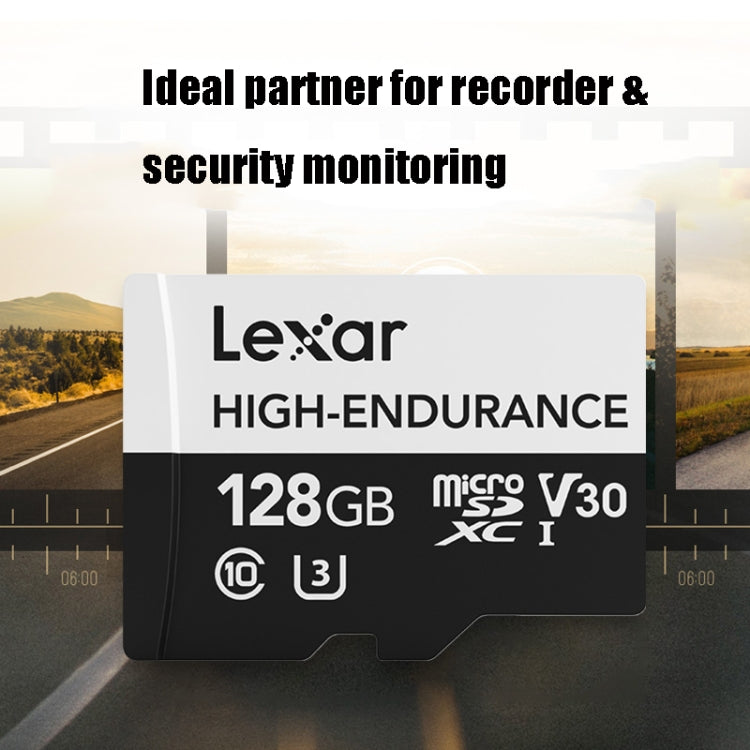 Lexar MicroSDHC 128GB High-endurance Driving Recorder Video Surveillance Camera TF Memory Card Video Card - Micro SD Card by Lexar | Online Shopping South Africa | PMC Jewellery | Buy Now Pay Later Mobicred