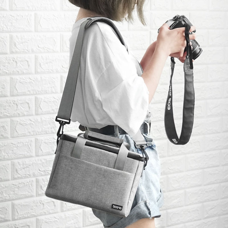 Baona BN-H001 Digital Camera Bag Casual Portable Camera Waterproof Bag, Size:Medium(Black) - free shipping - PMC TechLife - Order now!