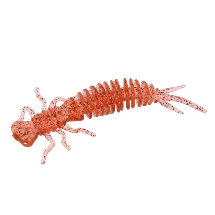 15 PCS 8-color Larvae Silicone Soft Bait Lure Bait, Size:75MM(Pink) - Fishing Lures by PMC TechLife | Online Shopping South Africa | PMC TechLife | Buy Now Pay Later Mobicred