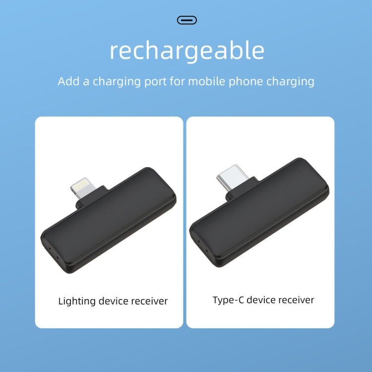 S13 One To Two Yellow Case USB-C/Type-C Interface Wireless Lavalier Noise Canceling Microphone with Charging Case - Microphone by PMC TechLife | Online Shopping South Africa | PMC TechLife | Buy Now Pay Later Mobicred