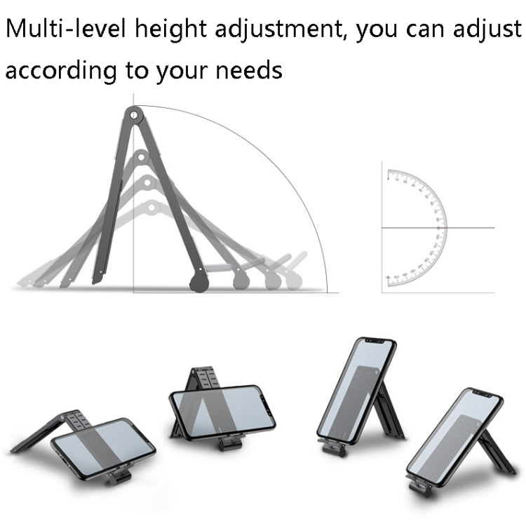 Oatsbasf 03040 Metal Mini Notebook Stand Aluminum Alloy Computer Cooling Folding Bracket(Silver) - Laptop Stand by Oatsbasf | Online Shopping South Africa | PMC Jewellery | Buy Now Pay Later Mobicred