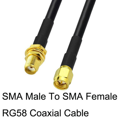SMA Male To SMA Female RG58 Coaxial Adapter Cable, Cable Length:1.5m - Connectors by PMC Jewellery | Online Shopping South Africa | PMC Jewellery