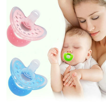 Baby Child Silicone Soft Round Head  Resistant to Tearing  Sleepy Pacifier(Cherry Powder) - Cups & Silicone Nipple by PMC Jewellery | Online Shopping South Africa | PMC Jewellery