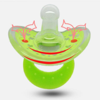 Baby Child Silicone Soft Round Head  Resistant to Tearing  Sleepy Pacifier(Cherry Powder) - Cups & Silicone Nipple by PMC Jewellery | Online Shopping South Africa | PMC Jewellery