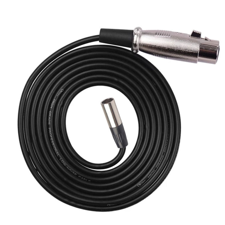 Xlrmini Caron Female To Mini Male Balancing Cable For 48V Sound Card Microphone Audio Cable, Length:10m - Microphone Audio Cable & Connector by PMC Jewellery | Online Shopping South Africa | PMC Jewellery | Buy Now Pay Later Mobicred