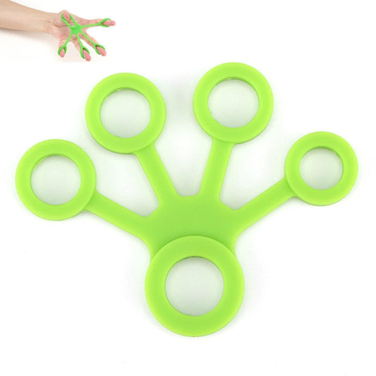 Silicone Finger Trainer Device Fan-shaped Pull Ring(Grass Green) - Fitness Equipments by PMC Jewellery | Online Shopping South Africa | PMC Jewellery | Buy Now Pay Later Mobicred