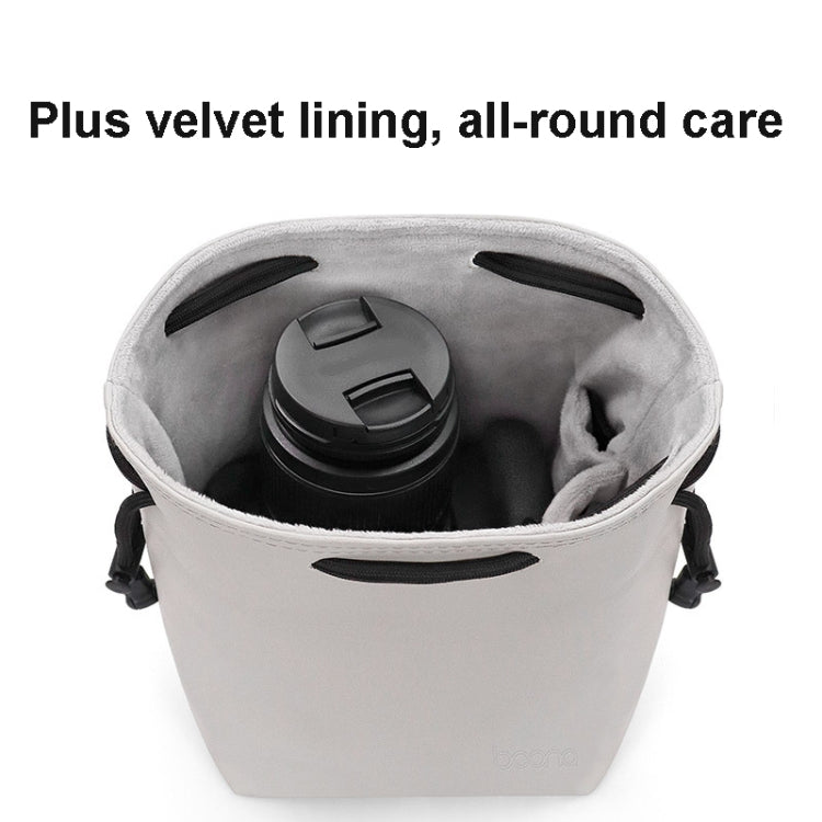 Baona Camera Bag Lens Drawstring Pouch, Size: Small(Gray) - free shipping - PMC TechLife - Order now!
