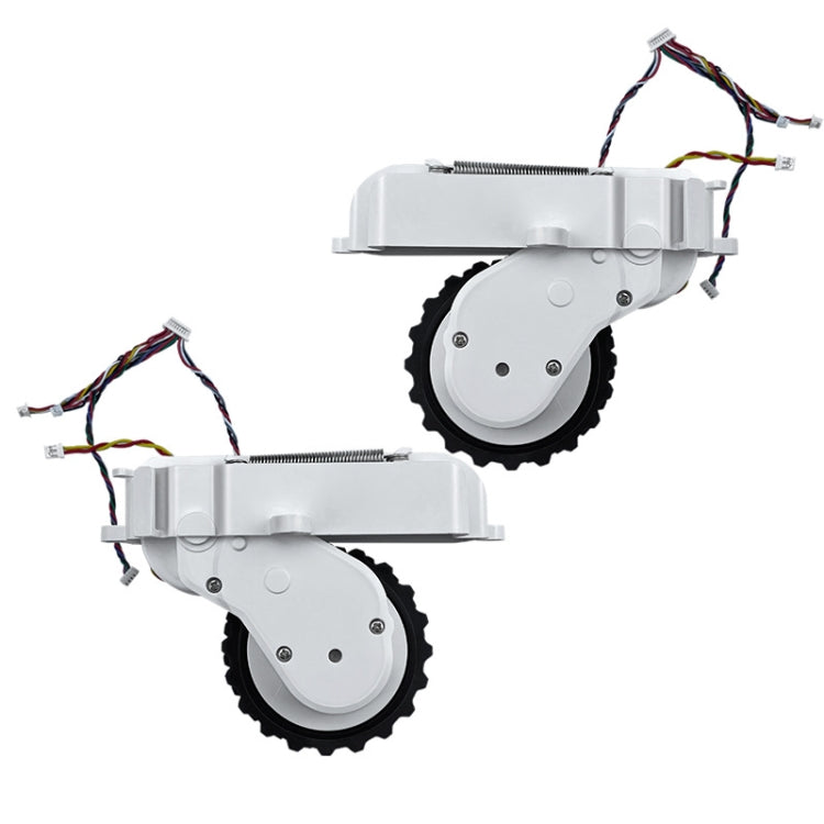 2 PCS Sweep And Mop Machine Walking Wheel For Mijia STYJ02YM / MVVC01-JG(White) - Other Accessories by PMC TechLife | Online Shopping South Africa | PMC TechLife | Buy Now Pay Later Mobicred