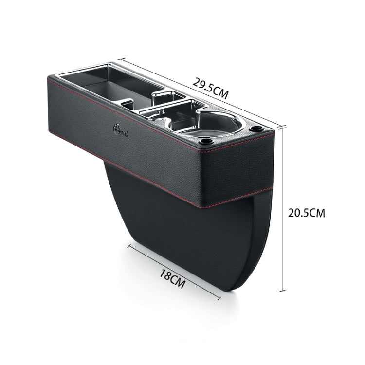 SUSISUN SNH010 Car Seat Gap Storage Box, Style:Positive Drive USB Charging(Black) - Stowing Tidying by SUSISUN | Online Shopping South Africa | PMC Jewellery | Buy Now Pay Later Mobicred