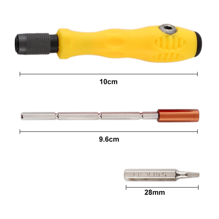 32-in-1 CRV Steel Mobile Phone Disassembly Repair Tool Multi-function Combination Screwdriver Set(Yellow) - free shipping - PMC TechLife - Order now!