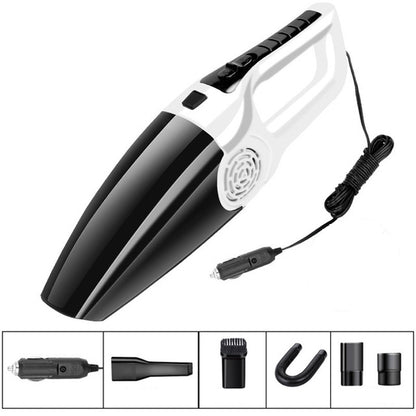 Car Vacuum Cleaner High Power 120W Home Car Dual-use Vacuum Cleaner Powerful Dry and Wet Wired Models Seventh Generation(White) - Vacuum Cleaner by PMC Jewellery | Online Shopping South Africa | PMC Jewellery | Buy Now Pay Later Mobicred