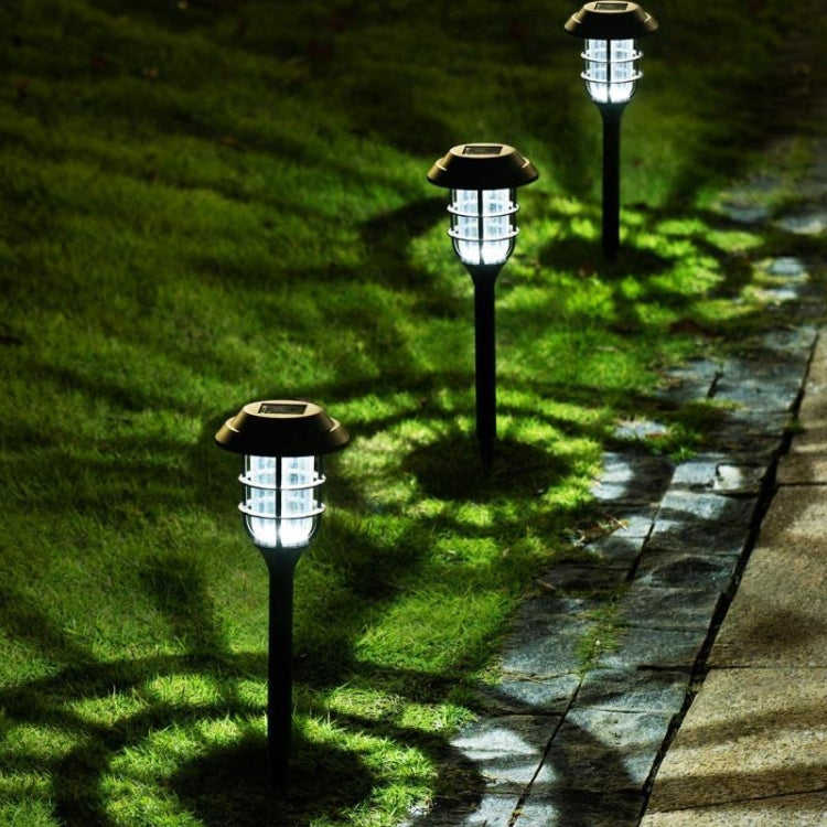 2 PCS Solar Striped Lawn Light LED Outdoor Waterproof Garden Park Landscape Light(White Light) - Solar Lights by PMC Jewellery | Online Shopping South Africa | PMC Jewellery