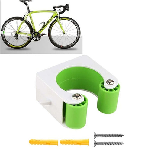 Bicycle Parking Buckle Children Road Bike Mountain Bike Simple Wall Mount, Style:Mountain Bike(Green) - Retaining Clips by PMC Jewellery | Online Shopping South Africa | PMC Jewellery | Buy Now Pay Later Mobicred