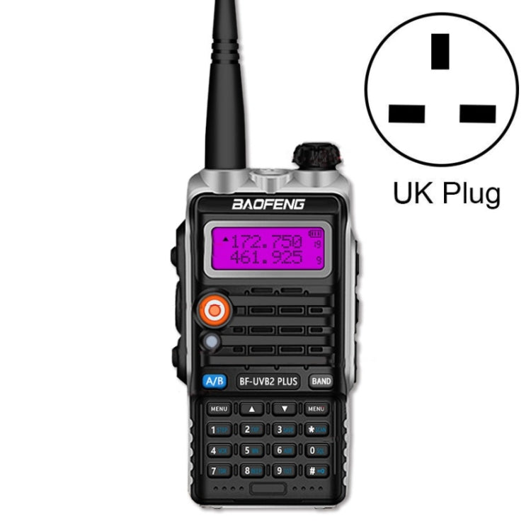 Baofeng BF-B2Plus Outdoor 50km Mini High-power FM Walkie-talkie, Plug Specifications:UK Plug - Handheld Walkie Talkie by Baofeng | Online Shopping South Africa | PMC Jewellery | Buy Now Pay Later Mobicred