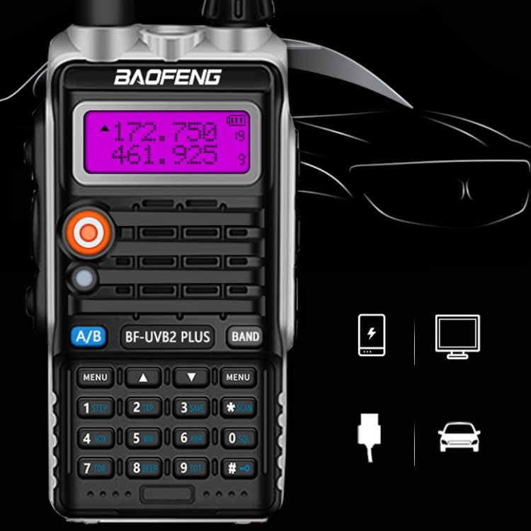 Baofeng BF-B2Plus Outdoor 50km Mini High-power FM Walkie-talkie, Plug Specifications:UK Plug - free shipping - PMC Jewellery - Order now!