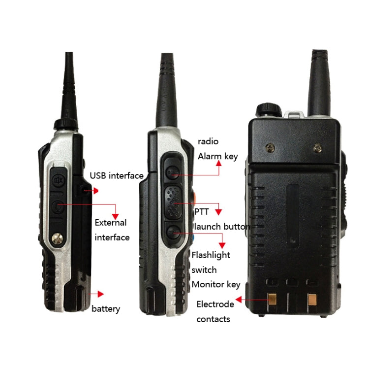 Baofeng BF-B2Plus Outdoor 50km Mini High-power FM Walkie-talkie, Plug Specifications:UK Plug - free shipping - PMC Jewellery - Order now!