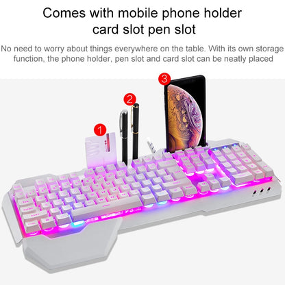 618 Internet Cafe Game Manipulator Keyboard and Mouse Set, Cable Length: 1.6m(Black) - Wired Keyboard by PMC Jewellery | Online Shopping South Africa | PMC Jewellery | Buy Now Pay Later Mobicred