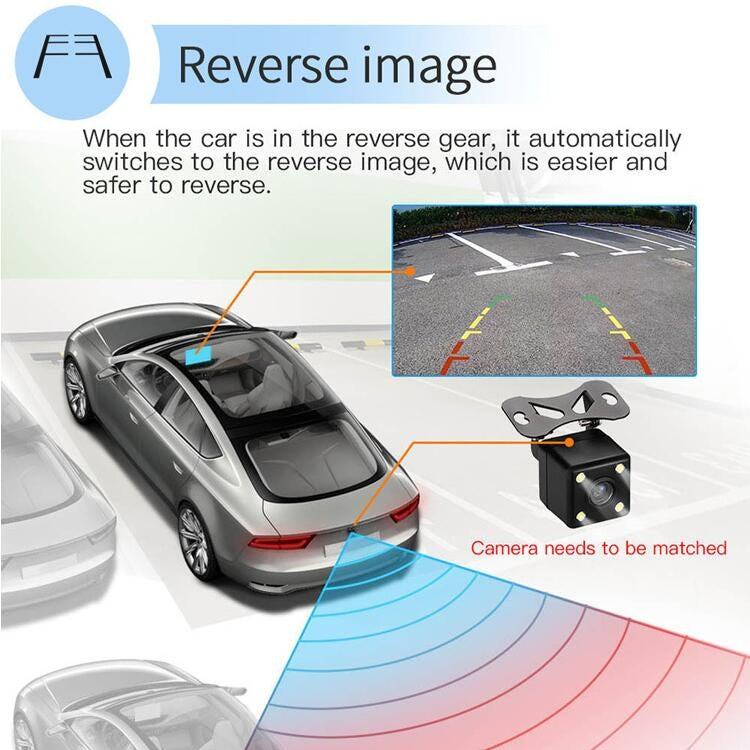 Universal Machine Android Smart Navigation Car Navigation DVD Reversing Video Integrated Machine, Size:10inch 2+32G, Specification:Standard - Car DVD by PMC TechLife | Online Shopping South Africa | PMC TechLife | Buy Now Pay Later Mobicred