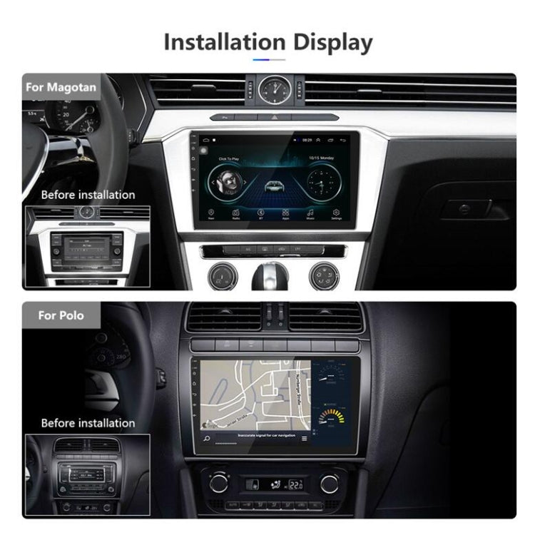 Universal Machine Android Smart Navigation Car Navigation DVD Reversing Video Integrated Machine, Size:9inch 2+32G, Specification:Standard+8 Lights Camera - Car DVD by PMC TechLife | Online Shopping South Africa | PMC TechLife | Buy Now Pay Later Mobicred