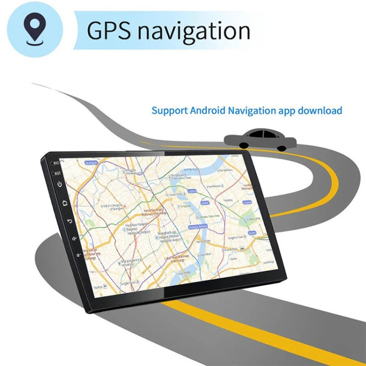 Universal Machine Android Smart Navigation Car Navigation DVD Reversing Video Integrated Machine, Size:10inch 2+16G, Specification:Standard+8 Lights Camera - Car DVD by PMC TechLife | Online Shopping South Africa | PMC TechLife | Buy Now Pay Later Mobicred