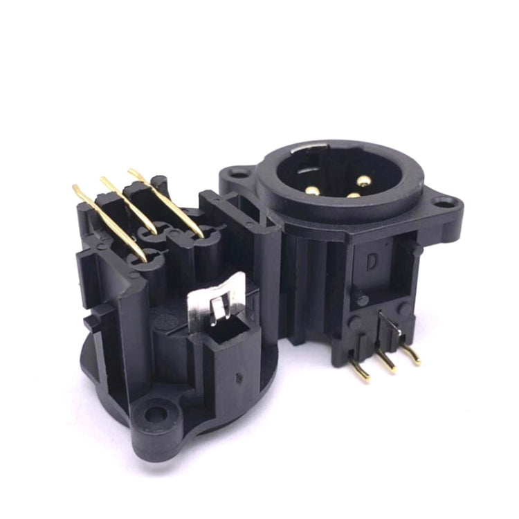 20 PCS Three-core XLR Socket Balanced Audio Card Dragon Socket Male and Female Socket(Male Socket) - free shipping - PMC Jewellery - Order now!