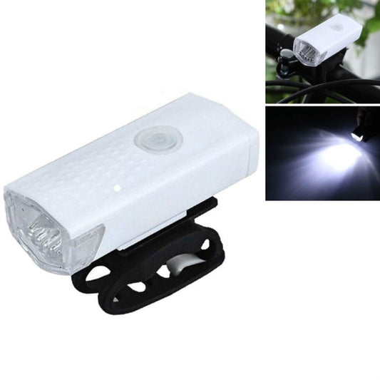 Bicycle USB Charging Headlight Lighting Cycling Equipment, Color:White 2255 Light - Headlights by PMC Jewellery | Online Shopping South Africa | PMC Jewellery | Buy Now Pay Later Mobicred