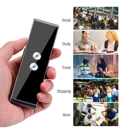 T8 Pocket Language Translator Voice 30 Languages Two Way Real Time Intercom Portable Translator For Personal Learning Travelling Black -  by PMC Jewellery | Online Shopping South Africa | PMC Jewellery | Buy Now Pay Later Mobicred