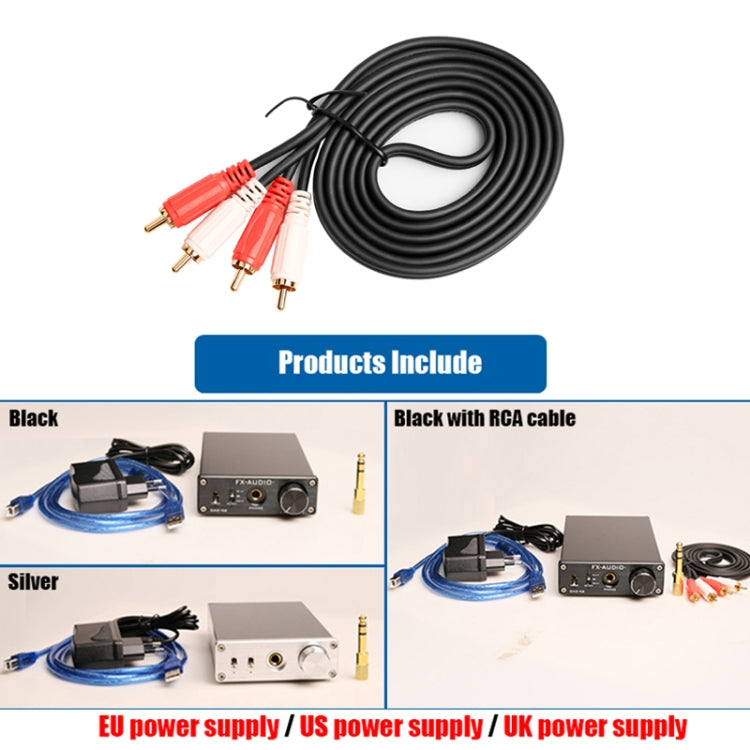 FX-AUDIO DAC-X6 Fever HiFi Fiber Coaxial USB Amp Digital Audio DAC Decoder 24BIT/192(Black) -  by PMC TechLife | Online Shopping South Africa | PMC TechLife | Buy Now Pay Later Mobicred