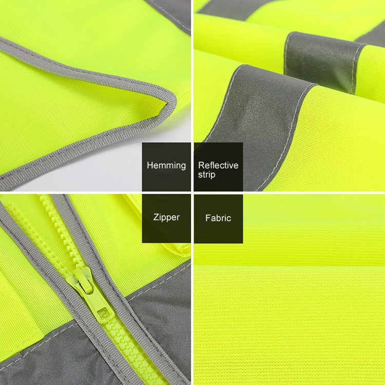 Multi-pockets Safety Vest Reflective Workwear Clothing, Size:XL-Chest 124cm(Black) - Reflective Safety Clothing by PMC Jewellery | Online Shopping South Africa | PMC Jewellery | Buy Now Pay Later Mobicred
