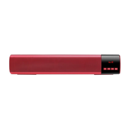 TOPROAD High Power 10W HIFI Portable Wireless Bluetooth Speaker Stereo Soundbar TF FM USB Subwoofer Column for Computer TV Phone(Red) - Desktop Speaker by TOPROAD | Online Shopping South Africa | PMC Jewellery | Buy Now Pay Later Mobicred