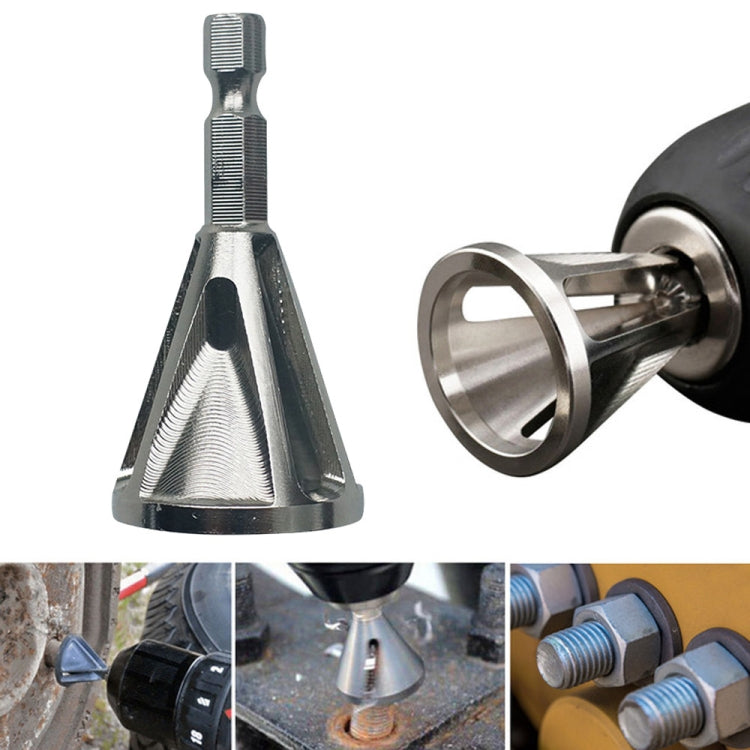 Stainless Steel Deburring External Chamfer Tool High Strength Hardness Drill Bit Remove Burr Hexagonal grooved chamfer - Others by PMC TechLife | Online Shopping South Africa | PMC TechLife | Buy Now Pay Later Mobicred