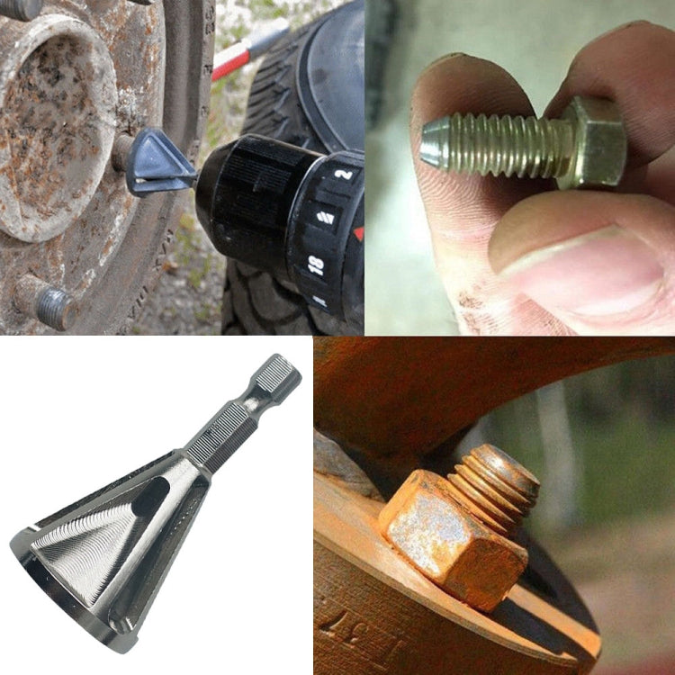 Stainless Steel Deburring External Chamfer Tool High Strength Hardness Drill Bit Remove Burr Hexagonal grooved chamfer - Others by PMC TechLife | Online Shopping South Africa | PMC TechLife | Buy Now Pay Later Mobicred