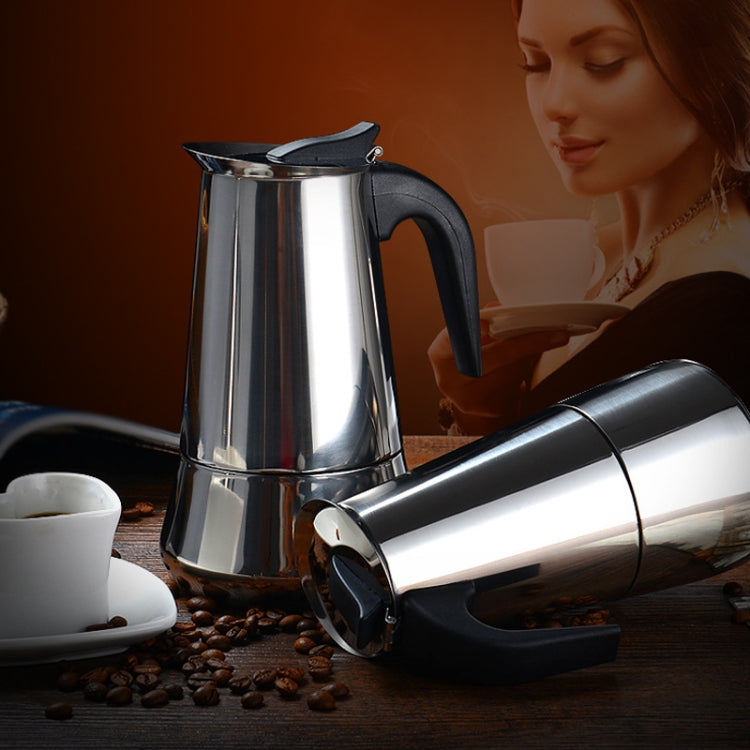 Stainless Steel Moka Coffee Maker Pot Filter(200ml) - free shipping - PMC TechLife - Order now!