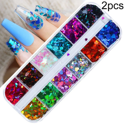 2 PCS Nail Art Butterfly Laser Symphony Sequins, Specification:18 - Nail Stickers by PMC Jewellery | Online Shopping South Africa | PMC Jewellery | Buy Now Pay Later Mobicred