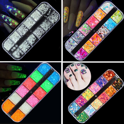 2 PCS Nail Art Butterfly Laser Symphony Sequins, Specification:23 - Nail Stickers by PMC Jewellery | Online Shopping South Africa | PMC Jewellery | Buy Now Pay Later Mobicred