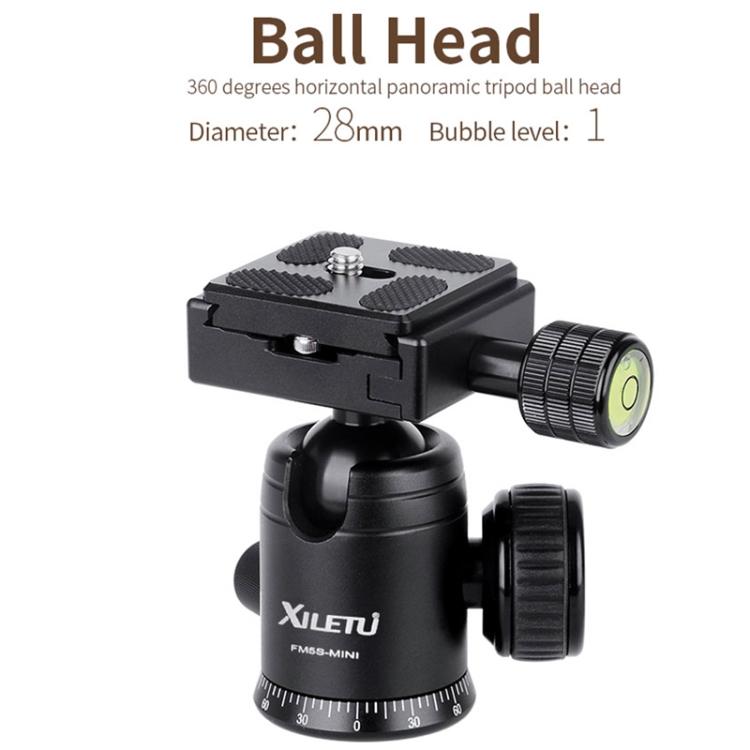 Xiletu FM5S-MINI 5-Section Folding Legs Mini Desktop Tripod Mount(Black) - free shipping - PMC TechLife - Order now!