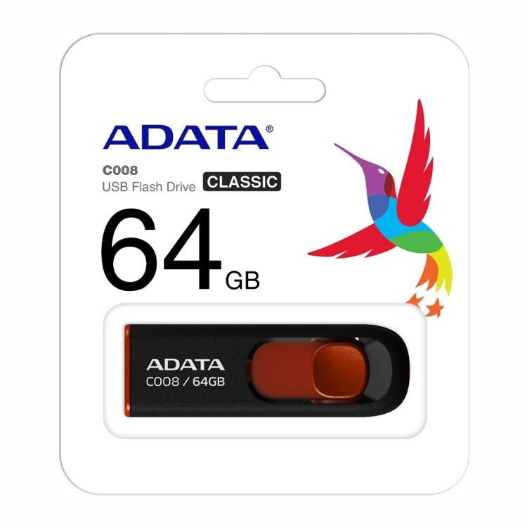 ADATA C008 Car Office Universal Usb2.0 U Disk, Capacity: 32GB(Red) - USB Flash Drives by ADATA | Online Shopping South Africa | PMC Jewellery | Buy Now Pay Later Mobicred