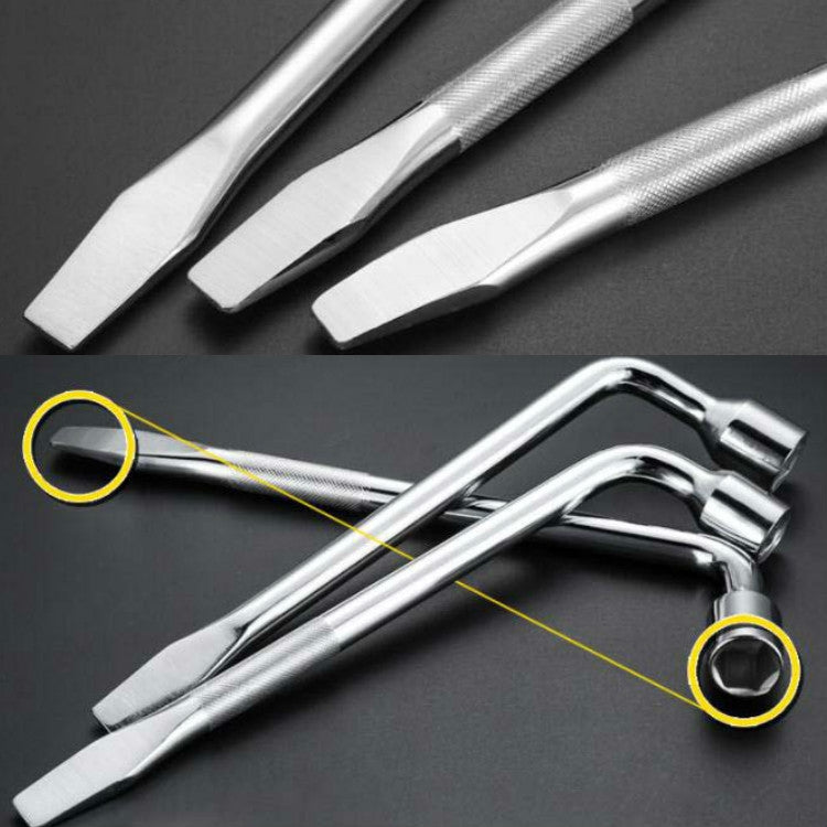 L-Type Car Tire Removal Tool Tire Wrench Socket Wrench, Specification: 22mm - Hand Tool Sets by PMC TechLife | Online Shopping South Africa | PMC TechLife | Buy Now Pay Later Mobicred