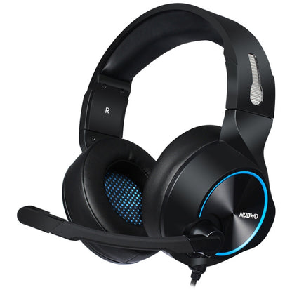 NUBWO N11 Gaming Subwoofer Headphone with Mic, Style:Single USB(Black and Blue) - Multimedia Headset by NUBWO | Online Shopping South Africa | PMC Jewellery | Buy Now Pay Later Mobicred